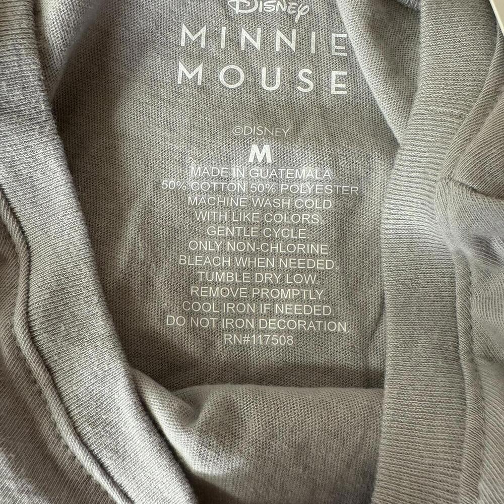 Minnie Mouse Grey Crop Top Women's - NWT - Picture 5 of 5